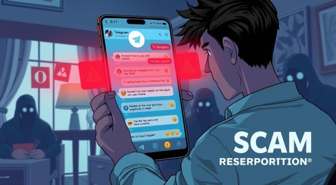 Recognizing scams in Telegram chats